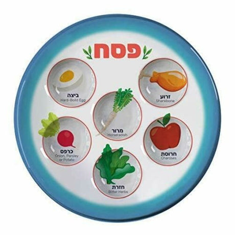 Kids Disposable Seder Plate Kaareh