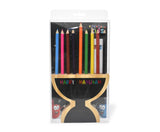 Wooden Menorah Pencil Holder