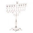 Silver Plated Candle Menorah