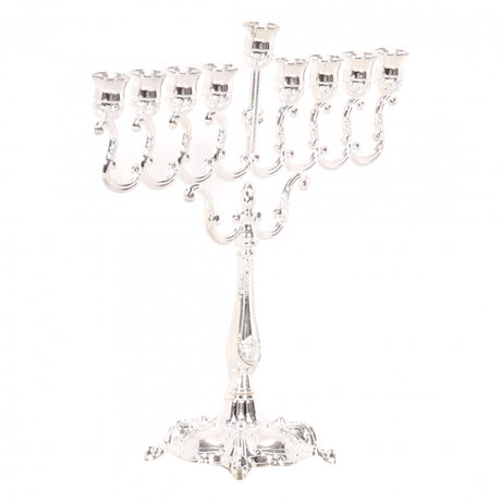 Silver Plated Candle Menorah