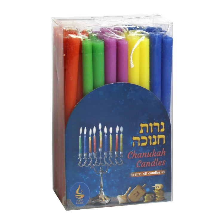 L’HAVA LONG CHANUKAH CANDLES 44 count