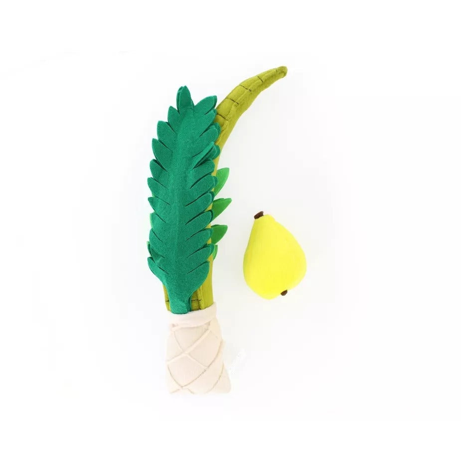 Plush lulav and etrog set