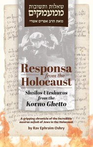 Responsa From The Holocaust REPRINTED