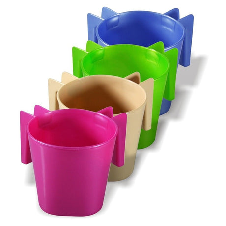 Plastic Children Washing Cup, 9 cm- Assorted Colors 45