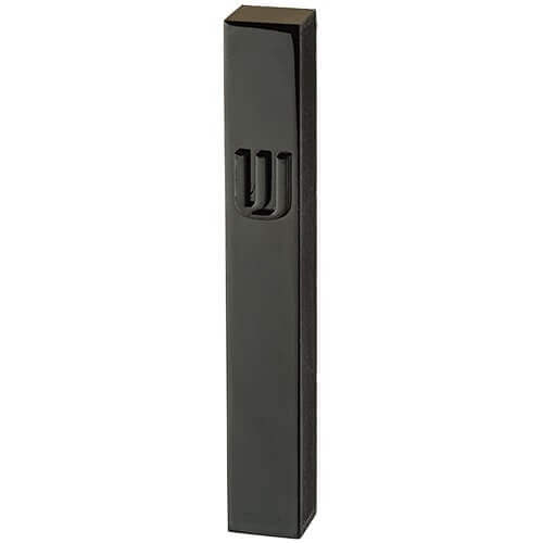 Brown Square Mezuzah 15 cm