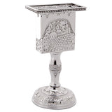 Nickel Havdalah Candle 13cm