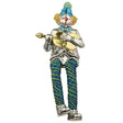 Polyresin Clown Figurine With Cloth Legs 12 Cm- Guitar Player