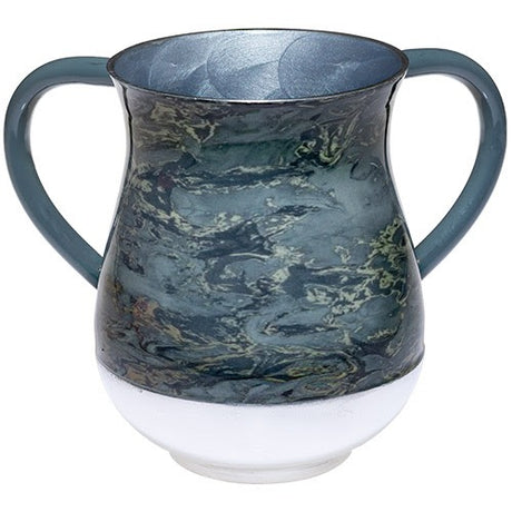 Aluminium Washing Cup 13 cm - Marble texture #2