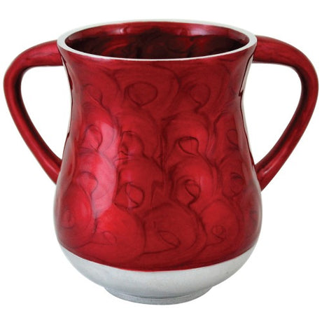 Aluminium Elegant Washing Cup 14cm- Dark Red