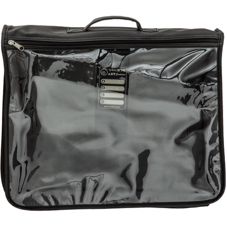 Elegant Faux Leather & Pvc Nylon Talit & Tefillin Bag With Handle 37x43 Cm