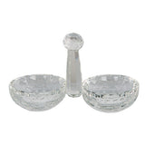 Crystal Salt And Pepper Stand 8x14 Cm