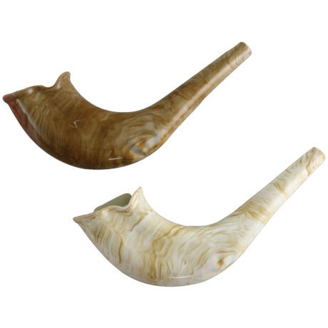 Elegant Plastic Shofar 21cm- Natural Color