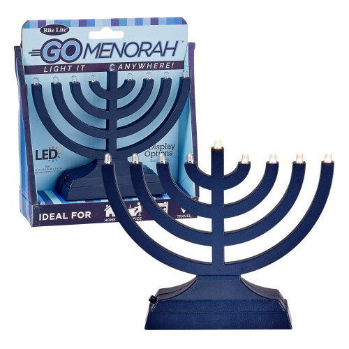 Go Menorah TM - Light It Anywhere - Navy