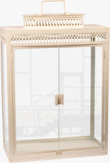 Glass Menorah Display Box - Small