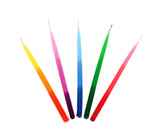 Premium Hanukkah Candles, Tri Colour, 45 Pack, 14cm