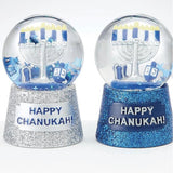 40 mm Mini Handpainted Chanukah Water Globe