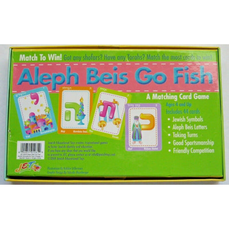 Alef Beis Go Fish Game