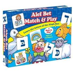 Alef Bet Match & Play Game