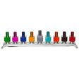 Aluminium Menorah with Multicolored Branches