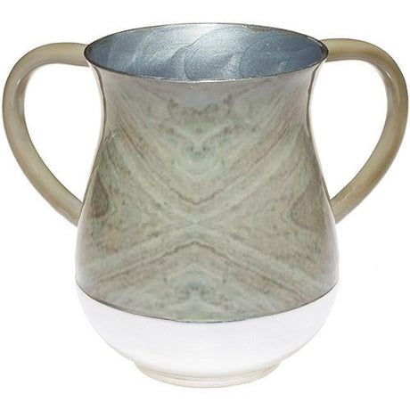 Aluminium Washing Cup 13 cm - Marble texture #6