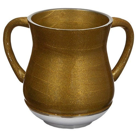 Aluminium Washing Cup 13 Cm With Glitter - Gold