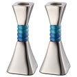 Aluminum Candlesticks 13 cm- Blue Colors