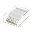 Lay-Flat Towel Box with Golden Branch Towels