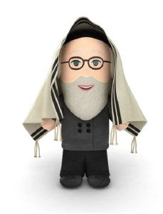 Mitzvah Kinder Puppet Mentchees Rebbe and Sefer Torah Characters