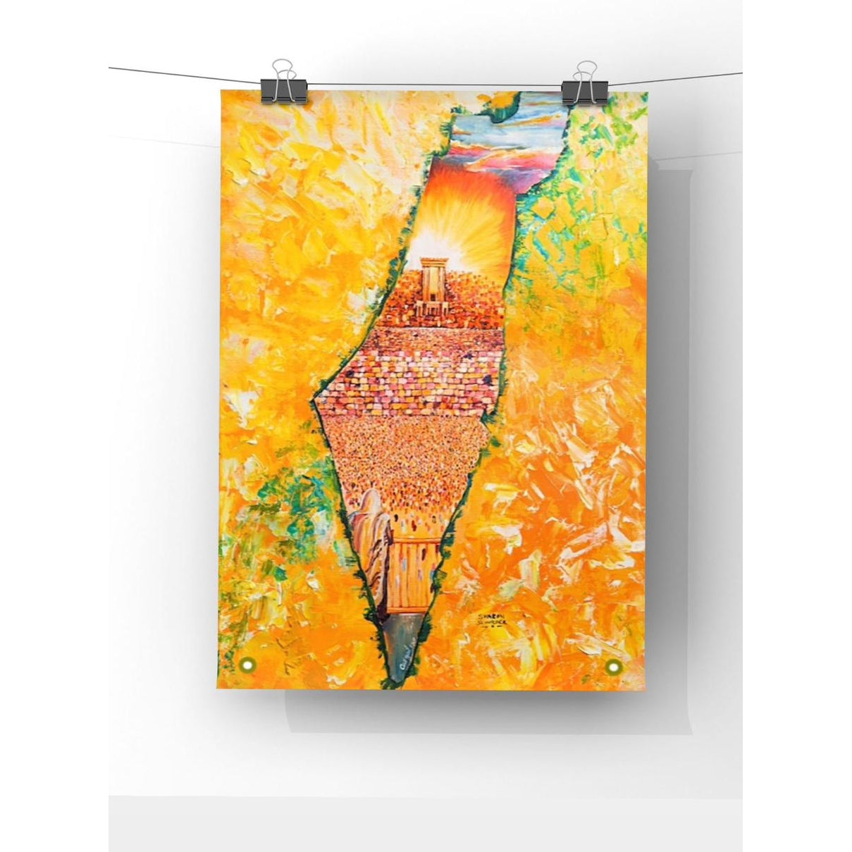 Vinyl Painting Poster Bais hamikdosh Large