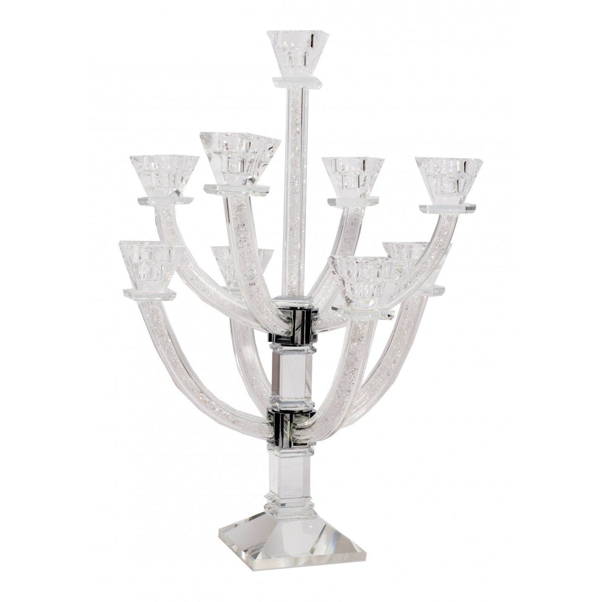 Candelabra Crushed Crystal 13 Arms