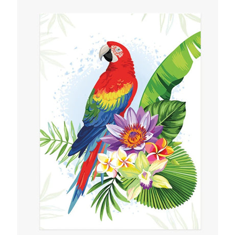 Diamond Art Stretched Canvas Parrot