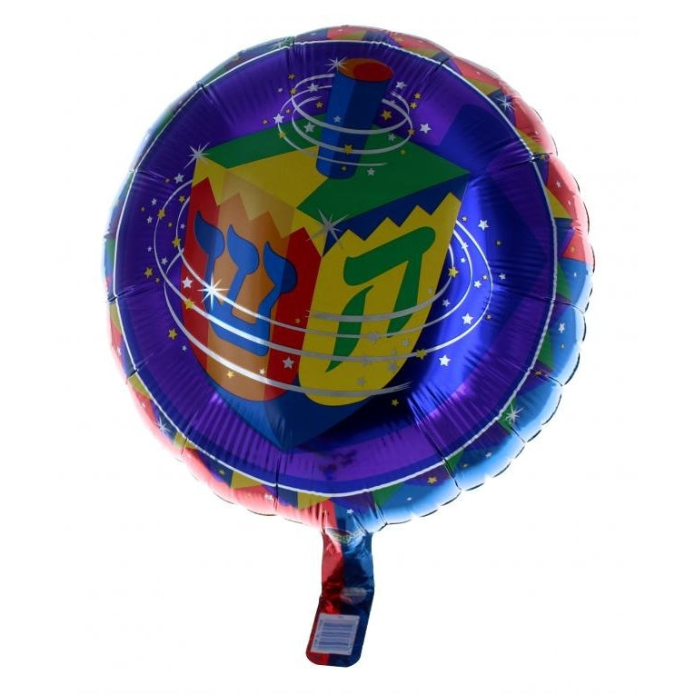 Chanukah dreidel themed helium balloon