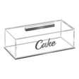 Classic Cake Log Holder - Silver