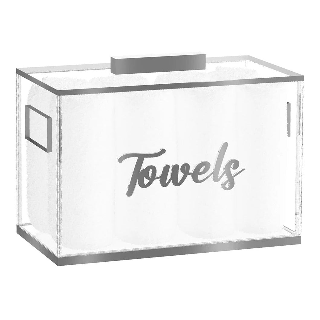 Classic Towel Box - Silver