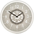 Clock with Hebrew Business Blessing Plaque 42 cm