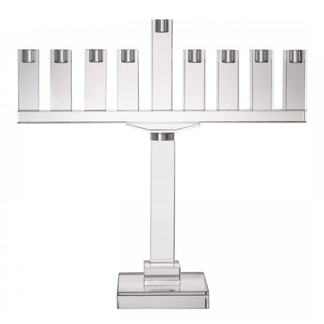 Crystal 48cm Menorah - Clear