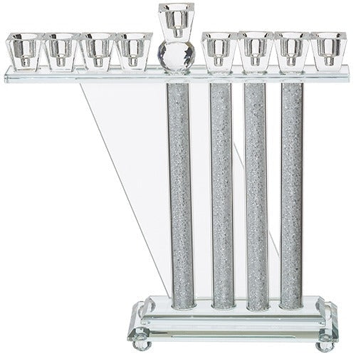 Crystal Elegant Hanukkiah 27.5x29 cm