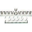 Crystal Elegant Hanukkiah 37x16 cm