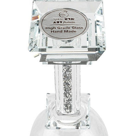 Crystal Kiddush Cup 18 Cm With Stones