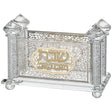 Crystal Napkin Holder with Metal Plate 10*17 cm