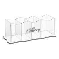 Cutlery Holder Wave - Silver