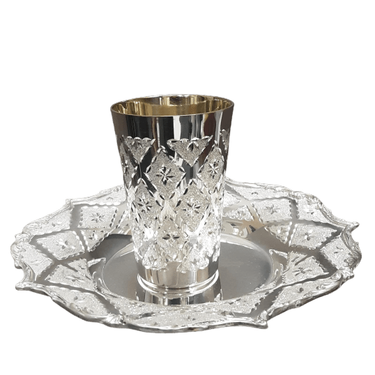 Diamond Kiddush Set