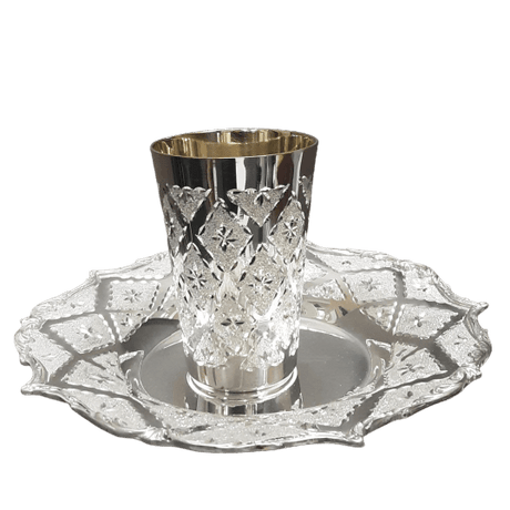 Diamond Kiddush Set