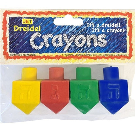 Dreidel Crayons bag of 4