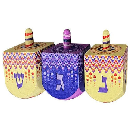 Dreidel "n.g.h.sham" 6 Cm, Assorted Colors