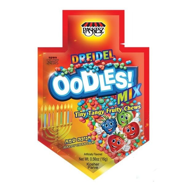 Dreidel Oodles! Mix Tiny Tangy Fruity Chews