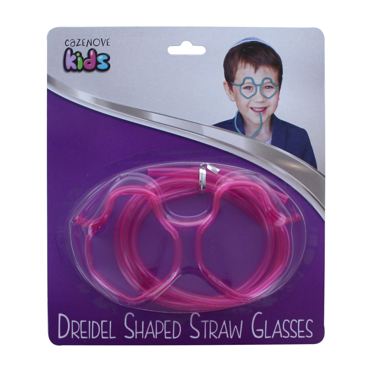 Dreidel Shaped Glasses Straw