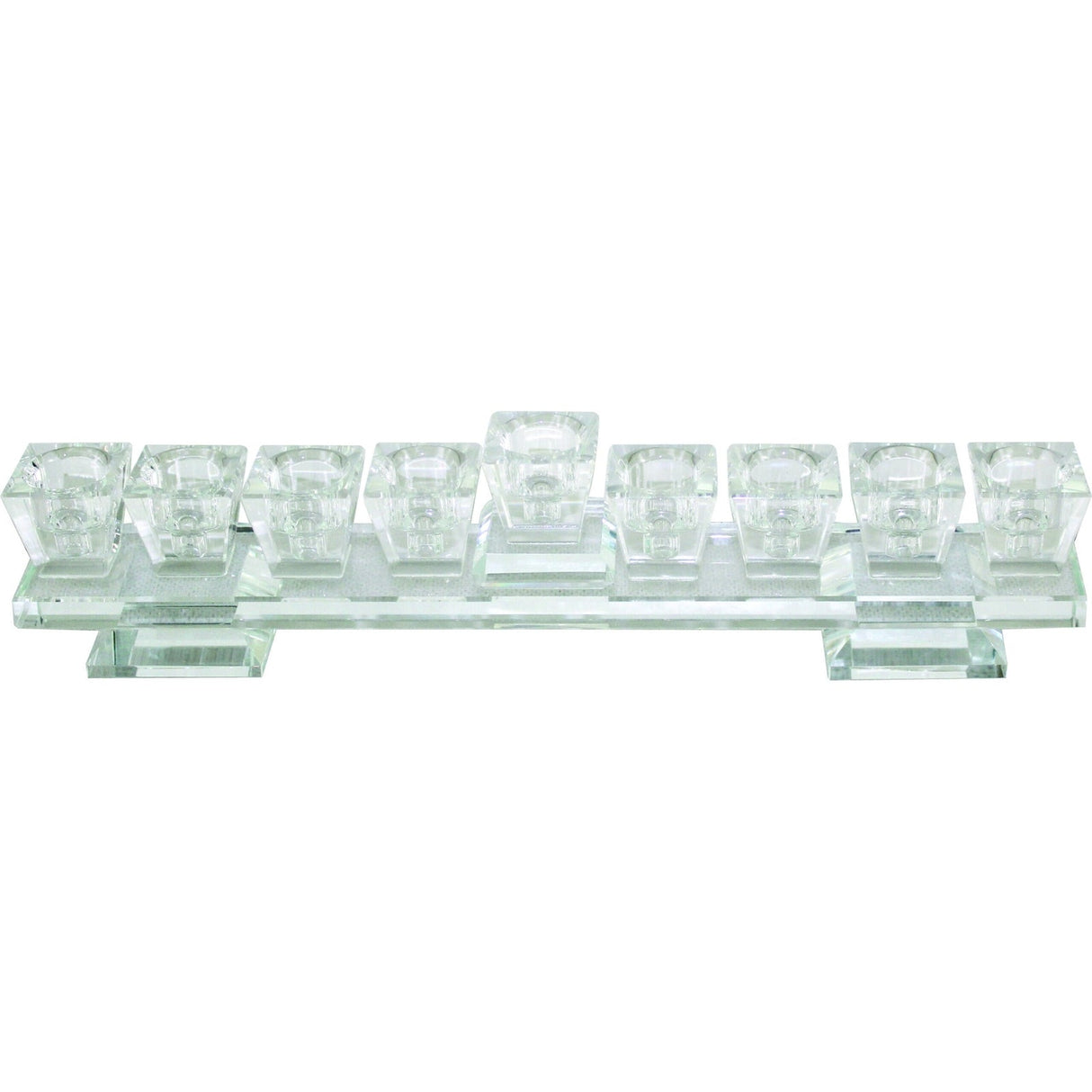 Elegant Crystal Menorah On a Base 27*7cm