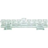Elegant Crystal Menorah On a Base 27*7cm