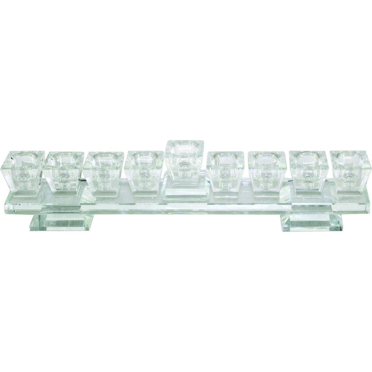 Elegant Crystal Menorah On a Base 27*7cm